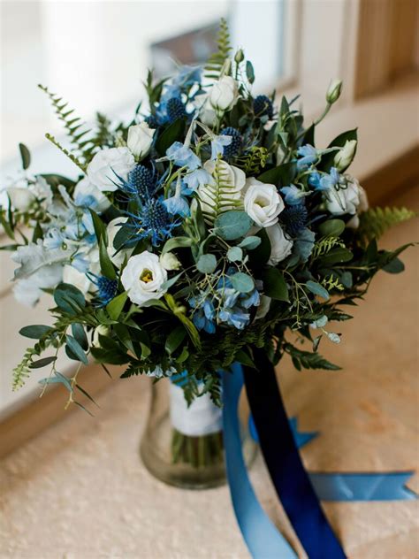 A Guide To Blue Wedding Flowers Bouquets For Your Special Day