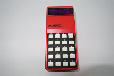 Sinclair Cambridge Memory LED Calculator – The Swiss Personal Museum of 80's Computers ...