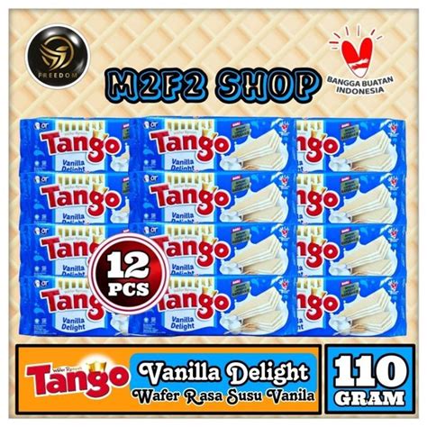 Jual Tango Wafer Vanilla Delight Susu Vanila Gr Kemasan Pcs