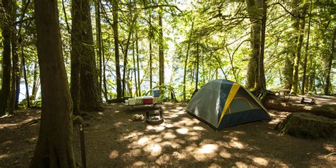 Lake Crescent Fairholme Campground Olympic National Park Camping