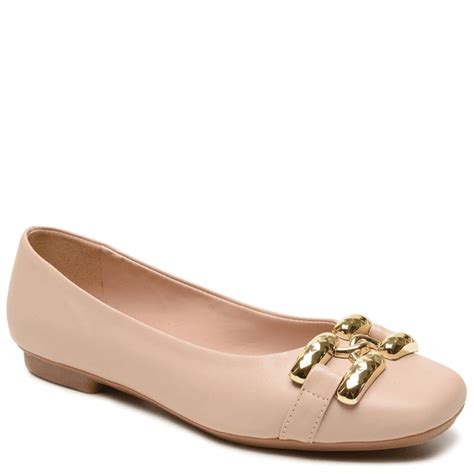 SAPATILHA EM COURO CALCADOS SAPATILHA MEZZO PUNTO VERAO NUDE