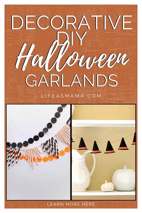 9 Decorative DIY Halloween Garlands Diy Halloween Garland Halloween