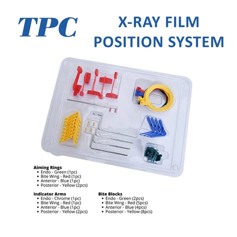 TPC X Ray Film Holder Complete Kit With Endo Set FPS 3000 ZZI DENTAL