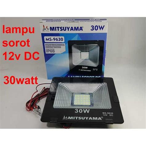 Jual Mitsuyama V Dc Watt Led Smd Floodled Ip Tipis Lampu