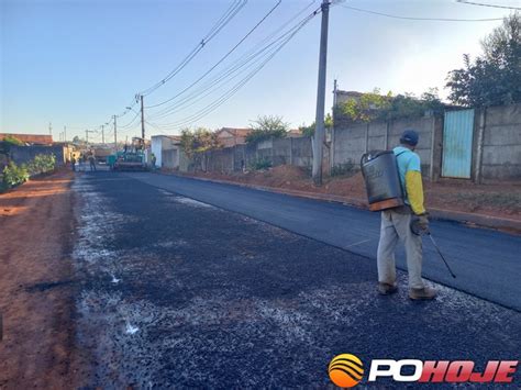 Prefeitura Est Finalizando Obras Na Rua Ol Mpio Clementino Onde Eros O