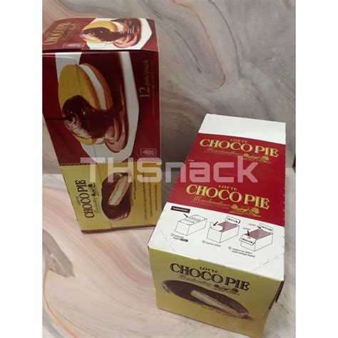 Jual Lotte Chocopie Marshmallow 1 Box Isi 12 Pcs Shopee Indonesia