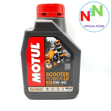 nhớt xe tay ga Motul Scooter Power LE 5W40 0 8L MixASale