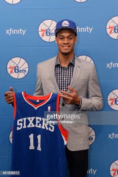 Kj Mcdaniels Of The Philadelphia 76ers Poses For A Photo After