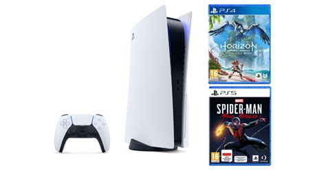 Konsola Playstation Horizon Forbidden West Marvel S Spider Man