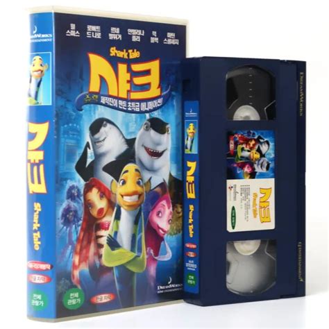 SHARK TALE 2004 Korean VHS Video Tape NTSC Dreamworks Korea