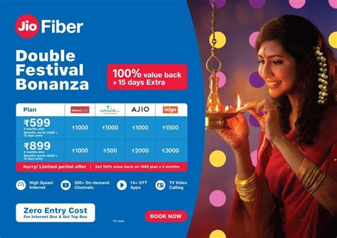 Jio Fiber Rs Rs Plans Offer Days Additional Validity