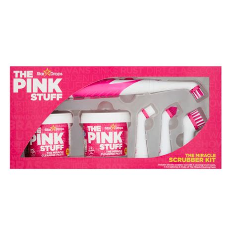 Zestaw Do Czyszczenia The Pink Stuff Paste Miracle Scrubber Kit The