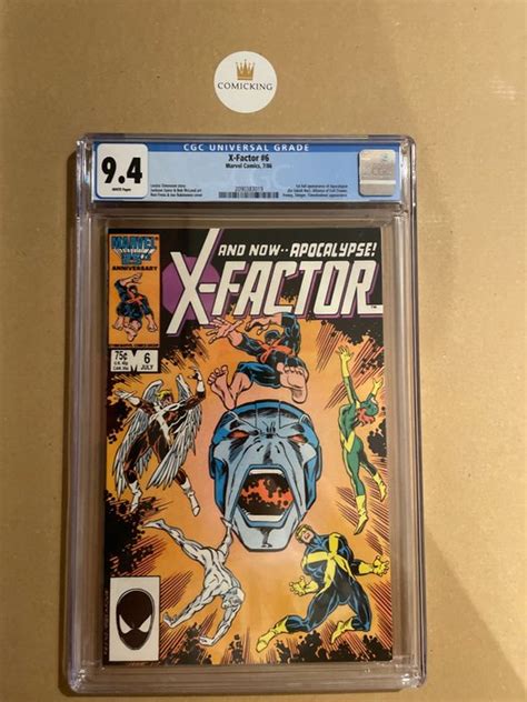 X Factor 6 1st Full Appearance Of Apocalypse 1 Graded Comic CGC 9