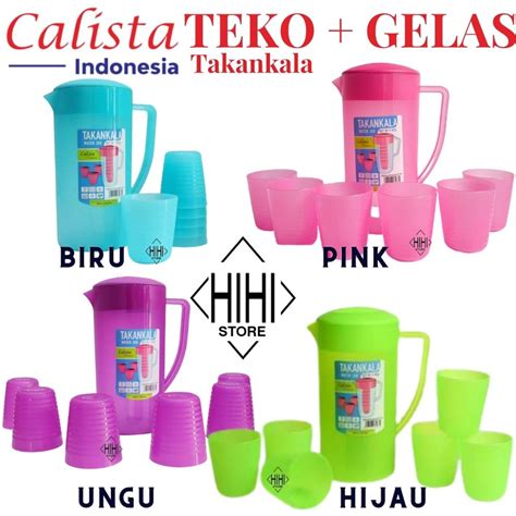 Jual Teko Calista Takankala Teko Calista 7in1 Water Jug Calista