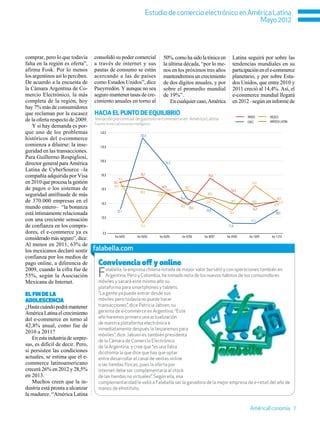 Estudio de comercio electronico en America Latina realizado por América