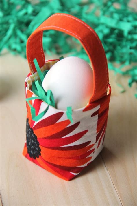 Sewing Pattern Mini Fabric Easter Basket Sewing