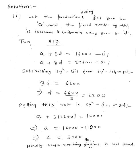 Class Arithmetic Progression Maths Arithmetic Progressions