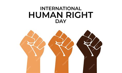 Premium Vector International Human Rights Day An Illustration Of Global Equality And Peace The