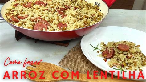 ARROZ LENTILHA CALABRESA E BACON Arrozcomlentilha