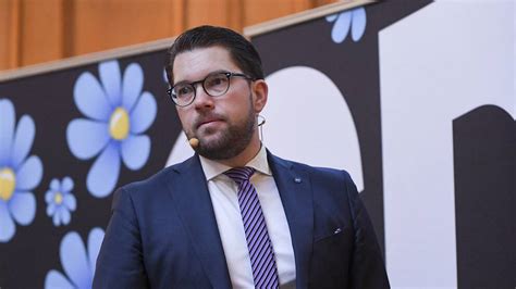 Jimmie Åkesson Sd ”vi Måste Vinna Trovärdighet” Svt Nyheter