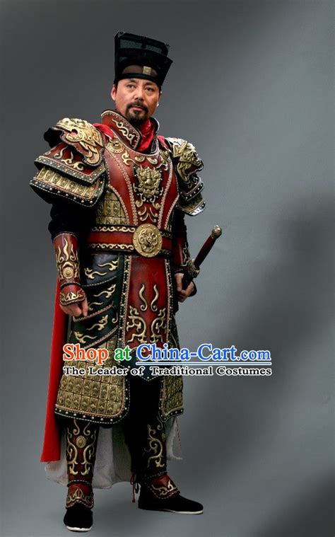 Song Dynasty Generals Authentic Armor Costume Set For Men