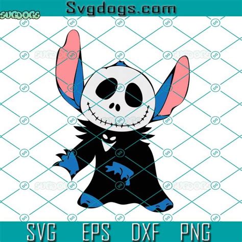 Stitch Jack Skellington Svg Stitch Halloween Svg