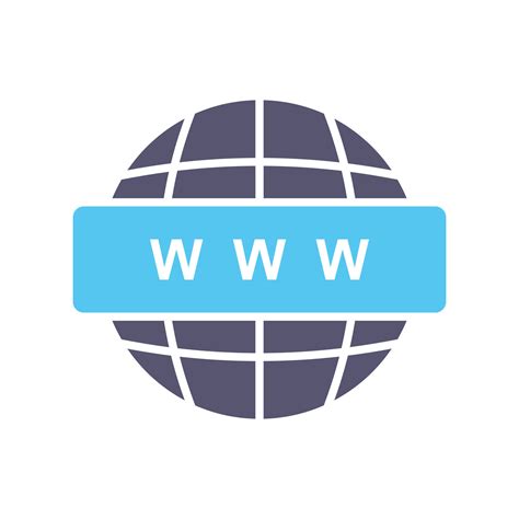 World Wide Web Vector Icon Vector Art At Vecteezy