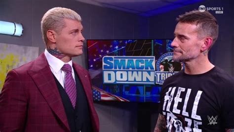 La Interacci N De Cm Punk Y Cody Rhodes En Smackdown Podr A Tener