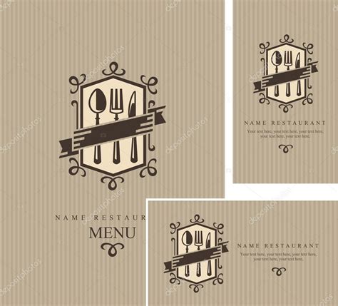 Diseño De Menú De Restaurante Vector De Stock Por ©alexkava 10040087