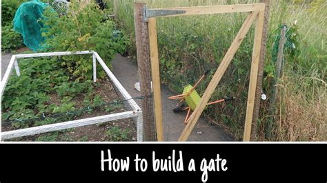 How To Build A Garden Gate With Wire Encycloall