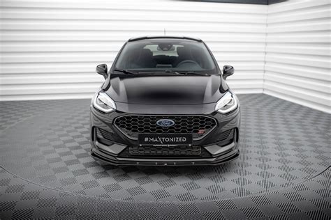 Maxton Design Ford Fiesta MK8 ST ST Line FL Splitter V2