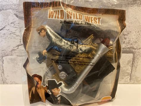 Burger King Wild Wild West Fast Food Toys 1990s Steampunk Etsy