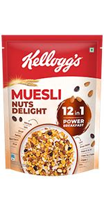 Kellogg S Muesli Nuts Delight 500G 12 In 1 Power Breakfast India S