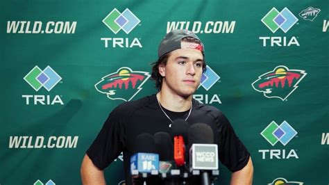 Minnesota Wild Center Riley Heidt YouTube