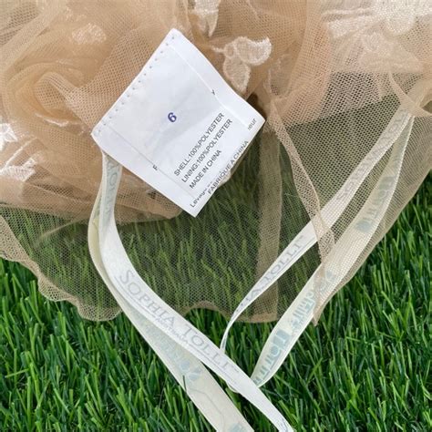 Sophia Tolli Jackets Coats Sophia Tolli Nude White Floral Button Wedding Dress Bolero