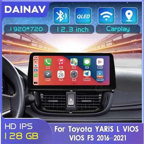 12 3 Inch Car Radio 2 Din Android For Toyota Yaris L Vios Vios Fs 2016