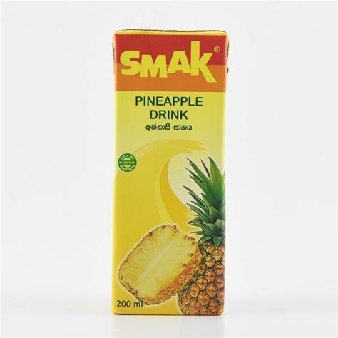 Smak Nectar Pineapple Tetra Pack 200ml Glomarklk