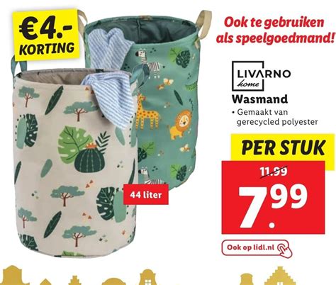 Livarno Home Wasmand Aanbieding Bij Lidl