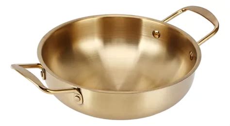 Maceta De Fideos Dorada Coreana Para Ramen De Acero Inoxidab Meses