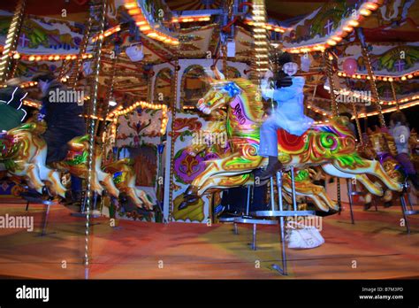 Merrygoround Fairground Ride Hi Res Stock Photography And Images Alamy