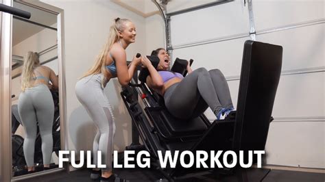 High Volume Leg Day Full Workout Youtube