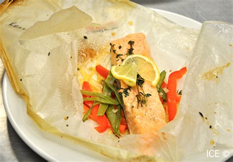 Recipe: Papillote of Salmon | Institute of Culinary Education