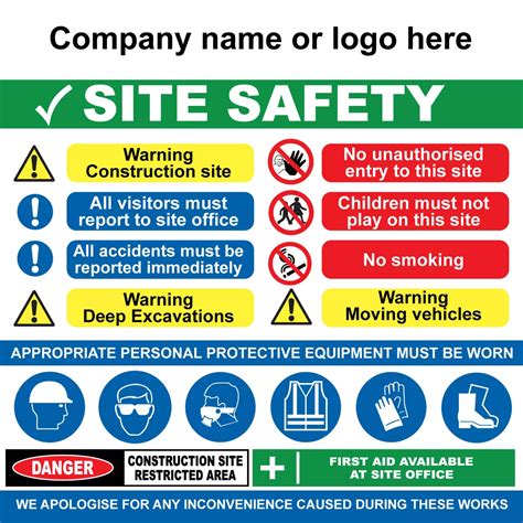 Construction Site Safety Signs