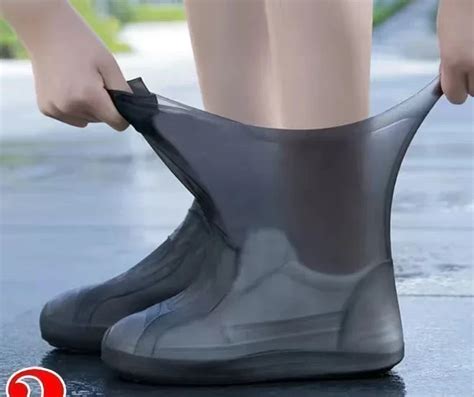 Imperme Vel Silicone Sapato Cobre Lip Resistente Borracha Rain Boot