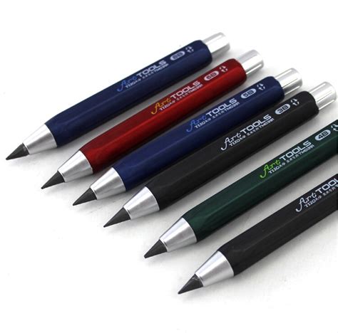 14cm Mechanical Sketching Pencil Art Drawing Pen 6pc A Set 2B,3B,4B,5B ...