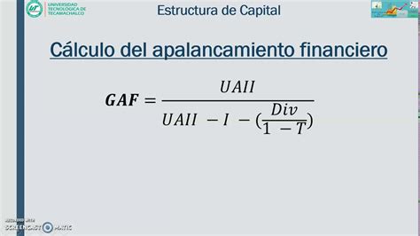 CÁLCULO DE LOS GRADOS DE APALANCAMIENTO YouTube