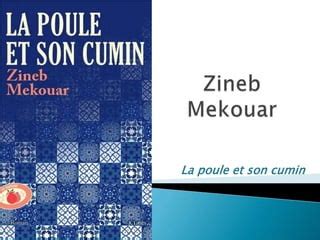 Zineb Mekouar pptx Écrivaine marocaine PPT