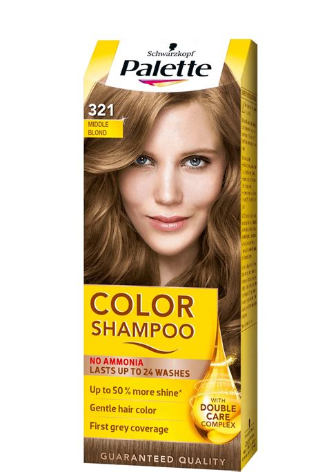 PALETTE SZAMPON KOLORYZUJĄCY 321 średni blond 8068502625 Allegro pl