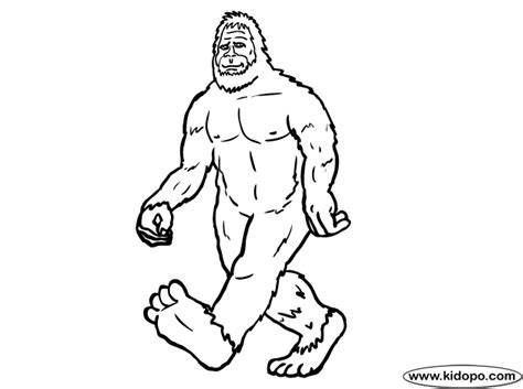 Download Bigfoot Coloring For Free Designlooter 2020 👨‍🎨