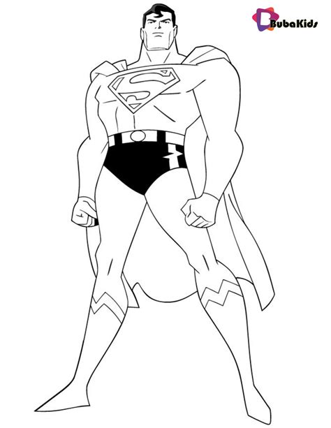 Superhero Free Printable Coloring Pages